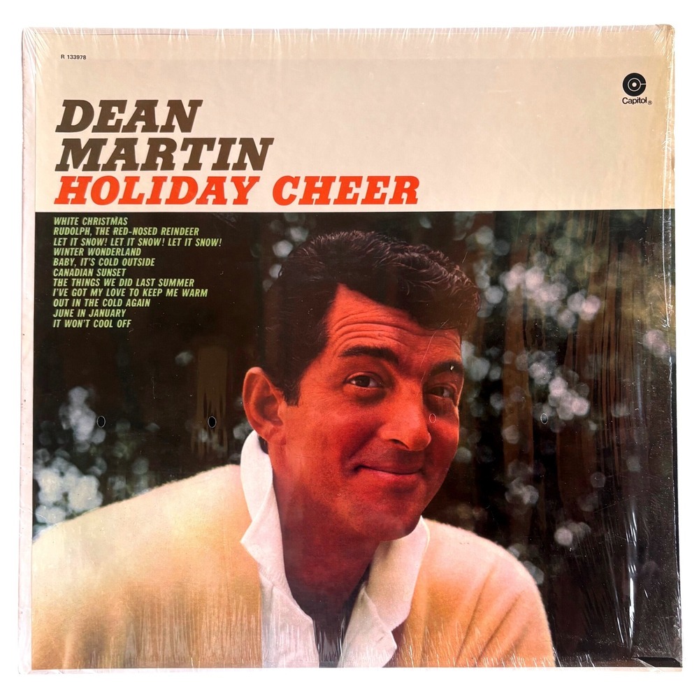 Dean Martin Holiday Cheer Vinyl LP Record Capitol R 133978 Christmas Music